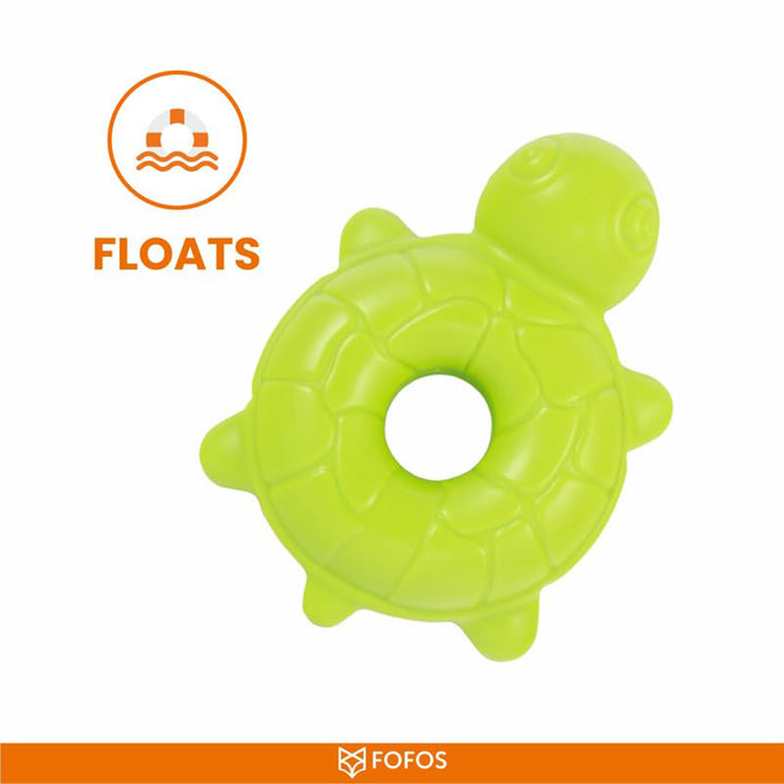 Fofos Ocean Animal Chewing Squeaky Turtle Dog Toy