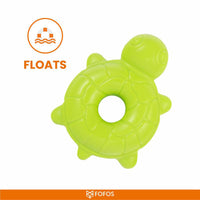 Fofos Ocean Animal Chewing Squeaky Turtle Dog Toy