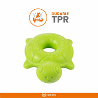 Fofos Ocean Animal Chewing Squeaky Turtle Dog Toy