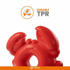 Fofos Ocean Animal Chewing Squeaky Crab Dog Toy - Zigly