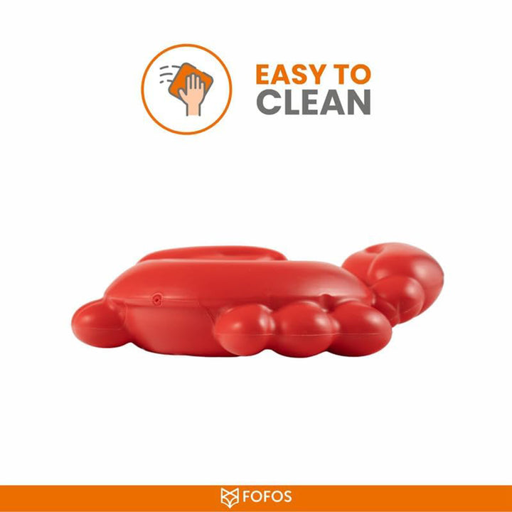 Fofos Ocean Animal Chewing Squeaky Crab Dog Toy
