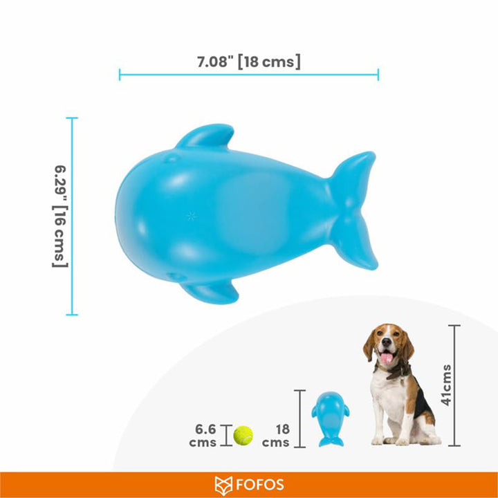 Fofos Ocean Animal Chewing Squeaky Whale