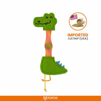 Fofos Cat Flick Tube Toy - Crocodile