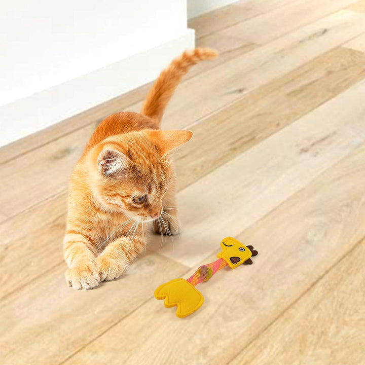 Fofos Cat Flick Tube Toy - Giraffe