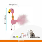 Fofos Cat Flick Tube Toy - Flamingo - Zigly