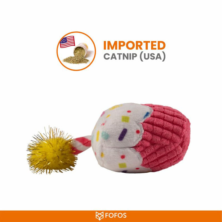 Fofos Birthday Cake Cat Toy