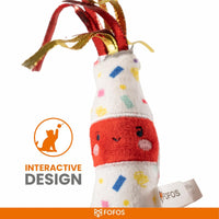 Fofos Birthday Drink Cat Toy