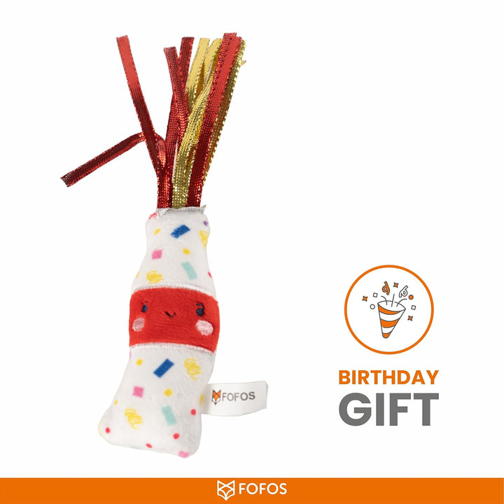 Fofos Birthday Drink Cat Toy