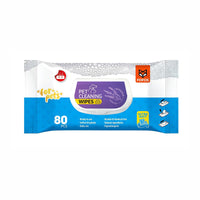 Pack of Fofos lavender scented pet cleaning wipes