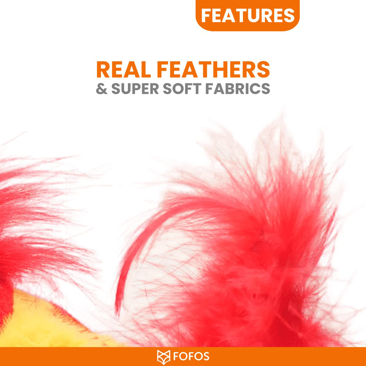Fofos Parrot With Catnip Balls Cat Toy