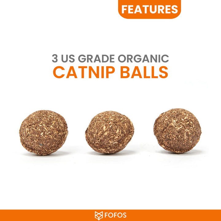 Fofos Eagle With Catnip Balls Cat Toy