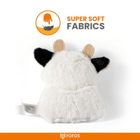 Fofos Floppy Crinkle Cat Toy Cow
