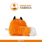Fofos Floppy Crinkle Cat Toy Fox - Zigly