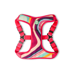 Zoomiez Adjustable Step-in Mesh Dog Harness - Swirl