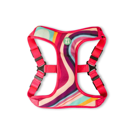Zoomiez Adjustable Step-in Mesh Dog Harness - Swirl