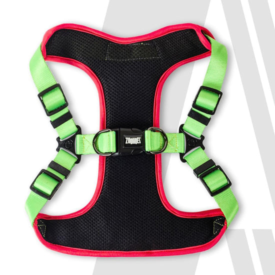 zoomiez-adjustable-step-in-mesh-dog-harness-drip