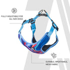 Zoomiez Adjustable Step-in Mesh Dog Harness - Fluid - Zigly