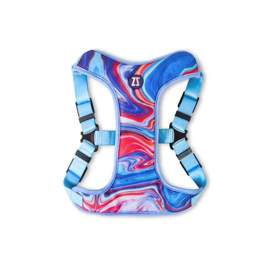 Zoomiez Adjustable Step-in Mesh Dog Harness - Fluid