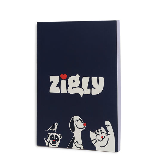 Zigly Pawsome Pals Notebook - Blue