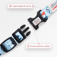 ZL Doodle Dog Collar-Blue
