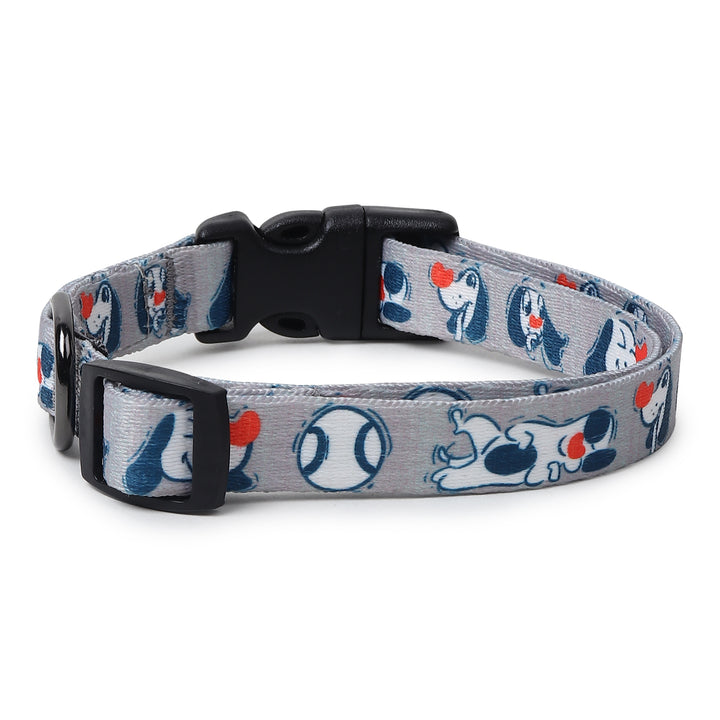 ZL Doodle Dog Collar-Grey