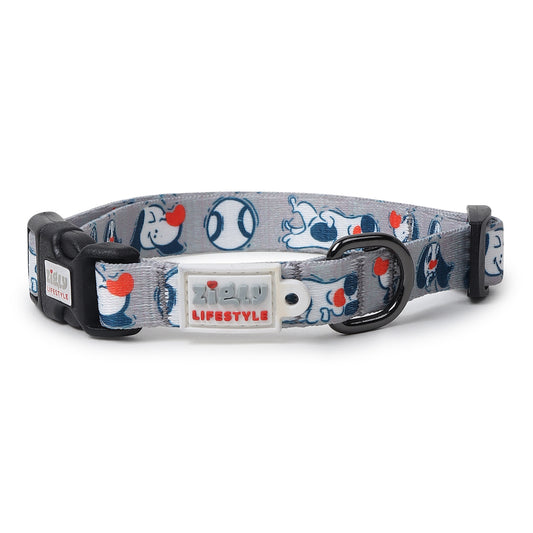 ZL Doodle Dog Collar-Grey