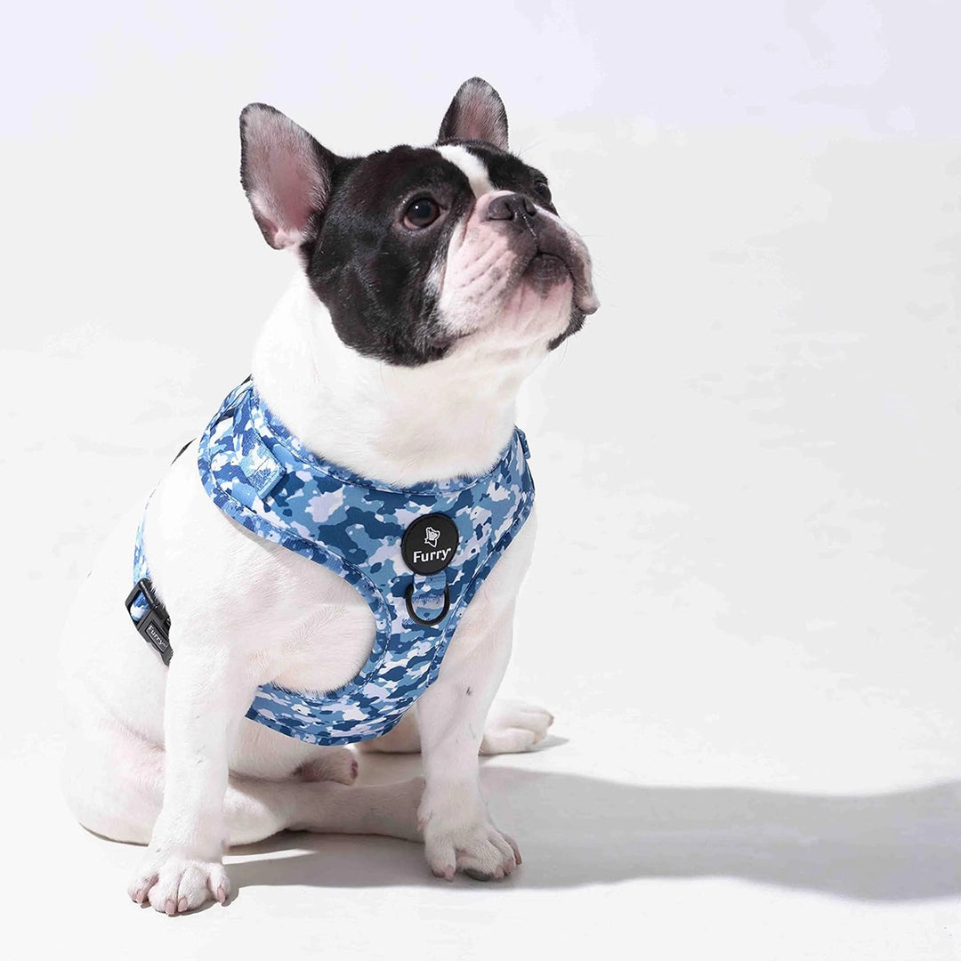 Furry&Co No Pull Harness for Dogs - Cool Camo