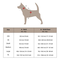 Mutt Of Course Chest Harness for Dogs - Geometrical Dark