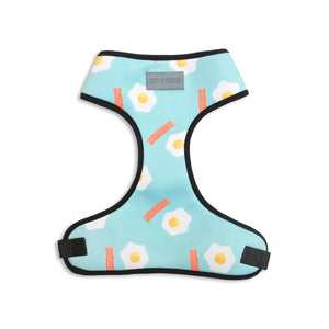 Mutt Of Course Chest Harness for Dogs - Eggs N Bacon
