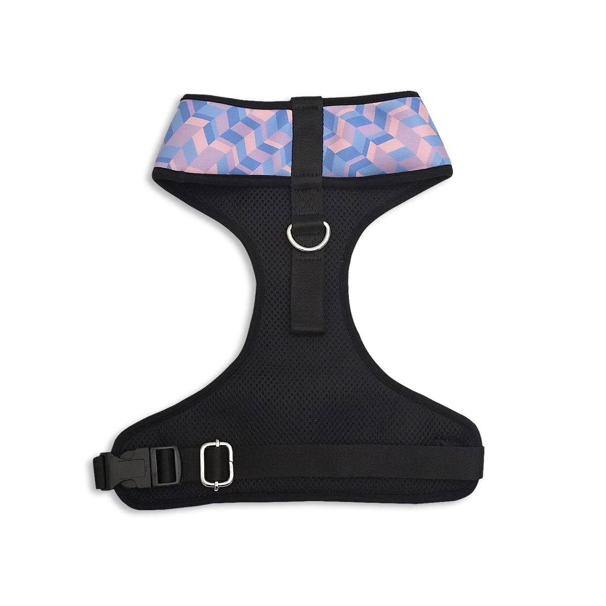 Mutt Of Course Chest Harness for Dogs - Geometrical Light