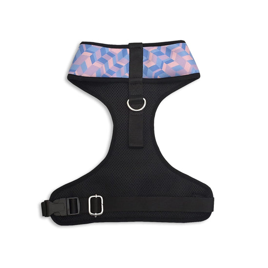 Mutt Of Course Chest Harness for Dogs - Geometrical Light