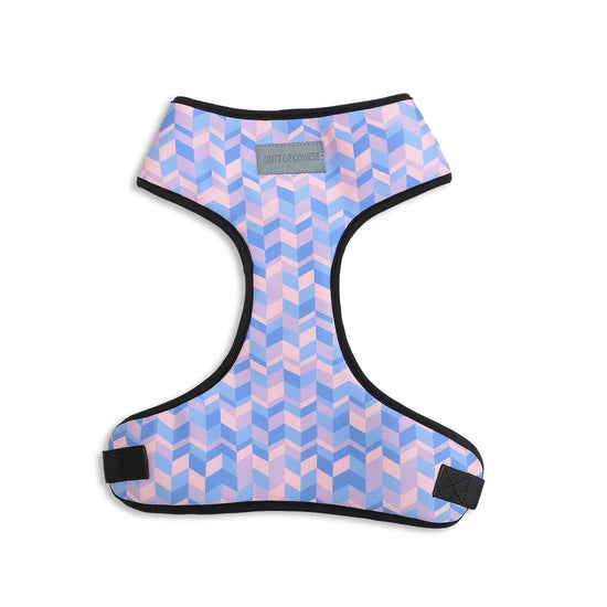 Mutt Of Course Chest Harness for Dogs - Geometrical Light