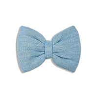 Mutt Of Course Light Denim Bow Tie