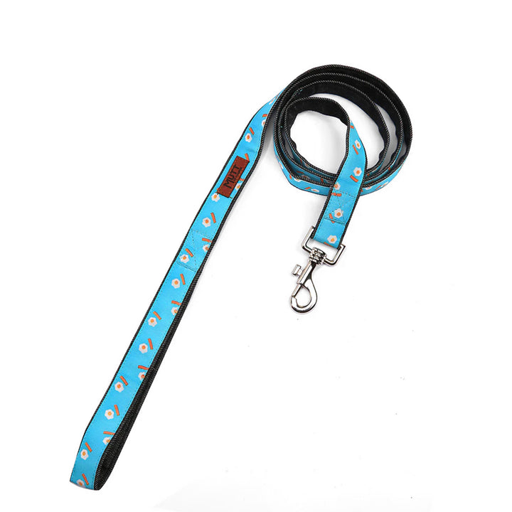 Mutt Of Course Eggs & Bacon Dog Leash