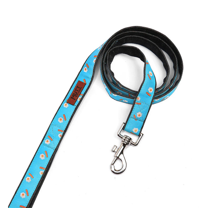 Mutt Of Course Eggs & Bacon Dog Leash