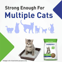 Purepet Clumping Cat Litter - Lavender - Zigly