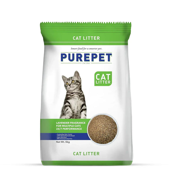 Purepet Clumping Cat Litter - Lavender - Zigly
