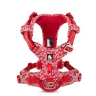 Truelove Floral No-Pull Padded Cordura Dog Harness (Poppy Red)