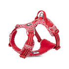 Truelove Floral No-Pull Padded Cordura Dog Harness (Poppy Red)