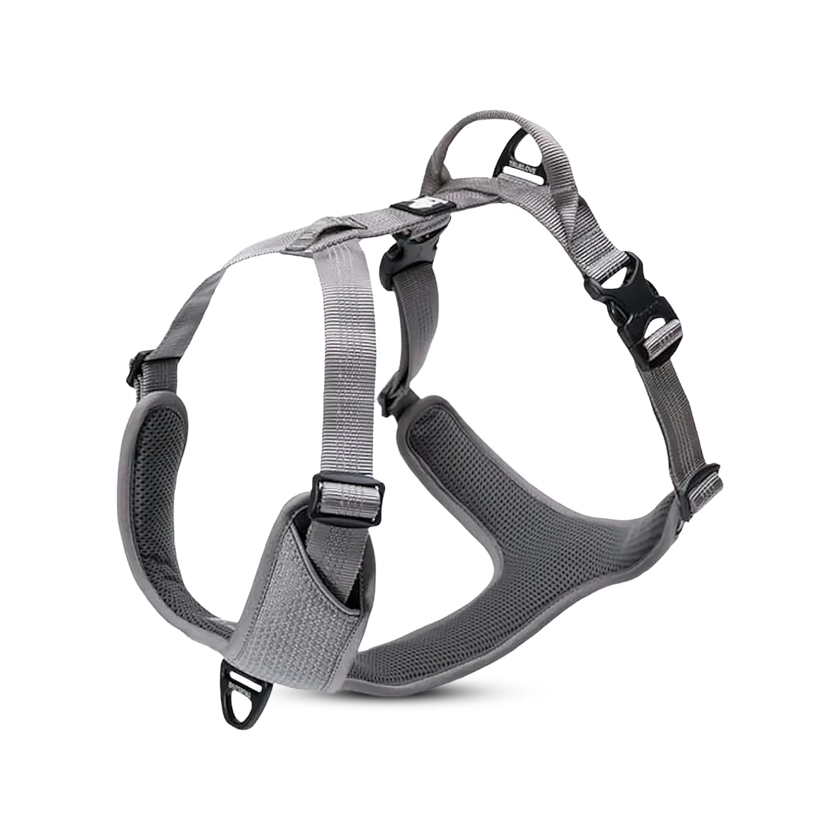 True Love Harnesses for Dogs - Reflective No-Pull Harness - Gray