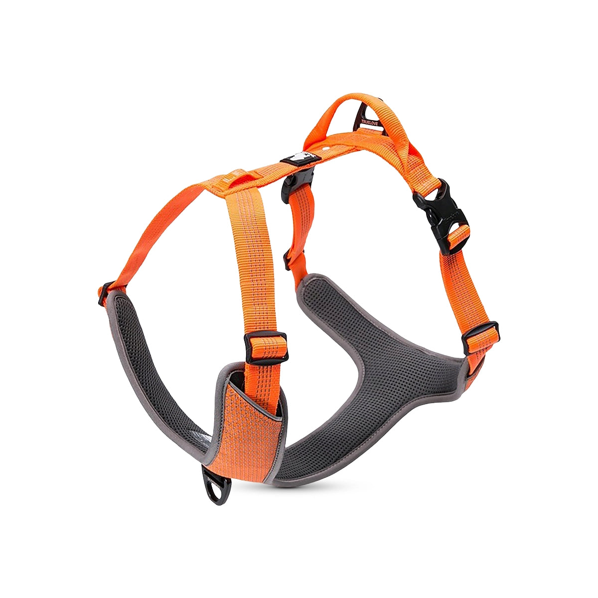 Truelove Harnesses for Dogs - Reflective No-Pull Harness - Orange