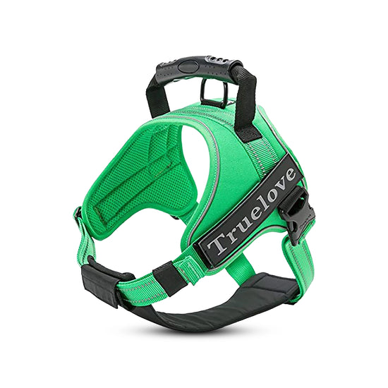 True Love Classic Strap Harness for Dogs - Grass Green