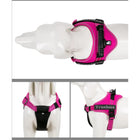 True Love Classic Strap Harness for Dogs - Fuchsia