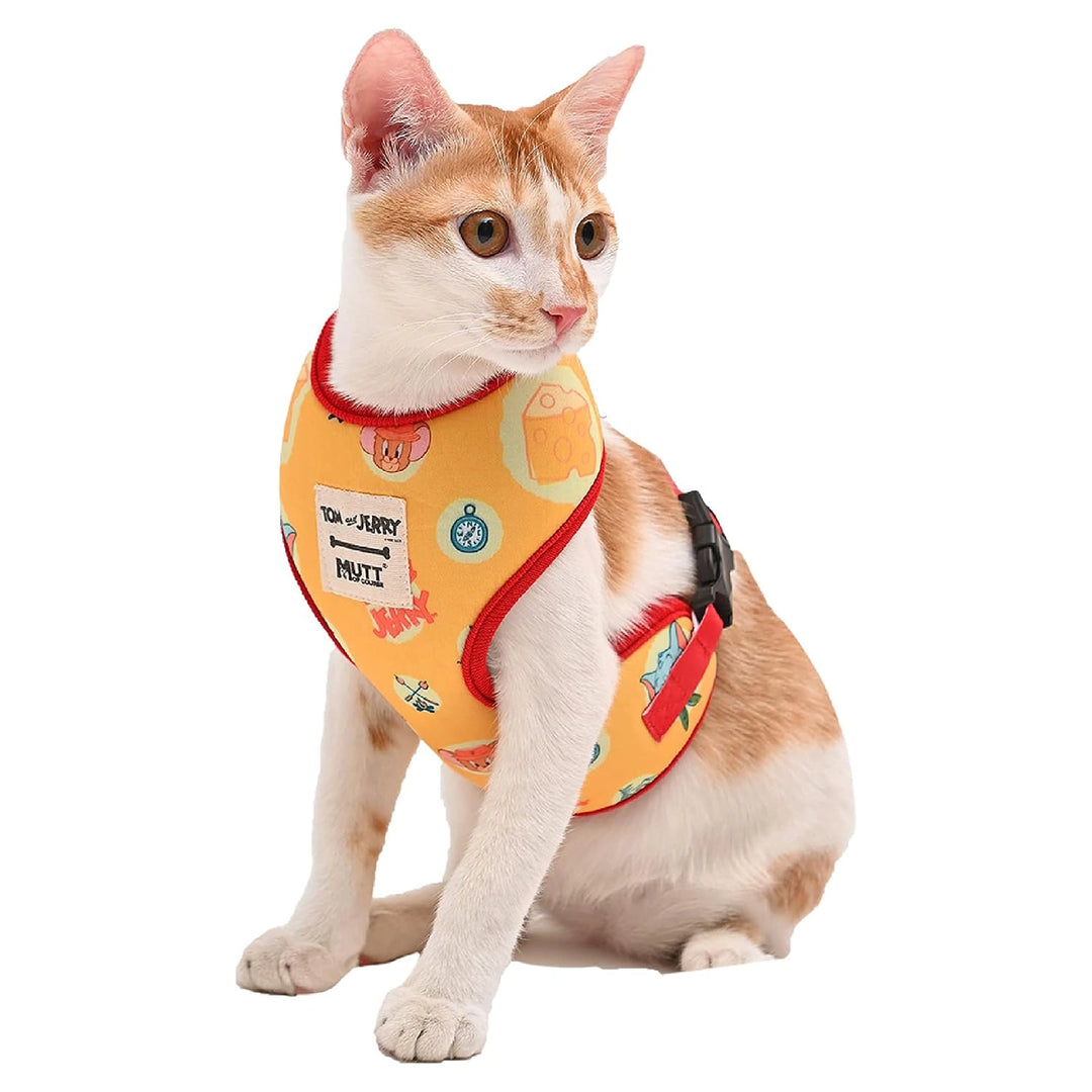 Tom and Jerry Cheese Harness for Dogs and Cats