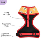 Tom and Jerry Cheese Harness for Dogs and Cats