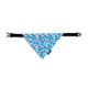 Petsy Blue Geometric Dog Bandana