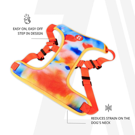 zoomiez-adjustable-step-in-mesh-dog-harness-splash