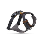 Zigly camo dog harness with adjustable straps, padded chest and metal D-ring