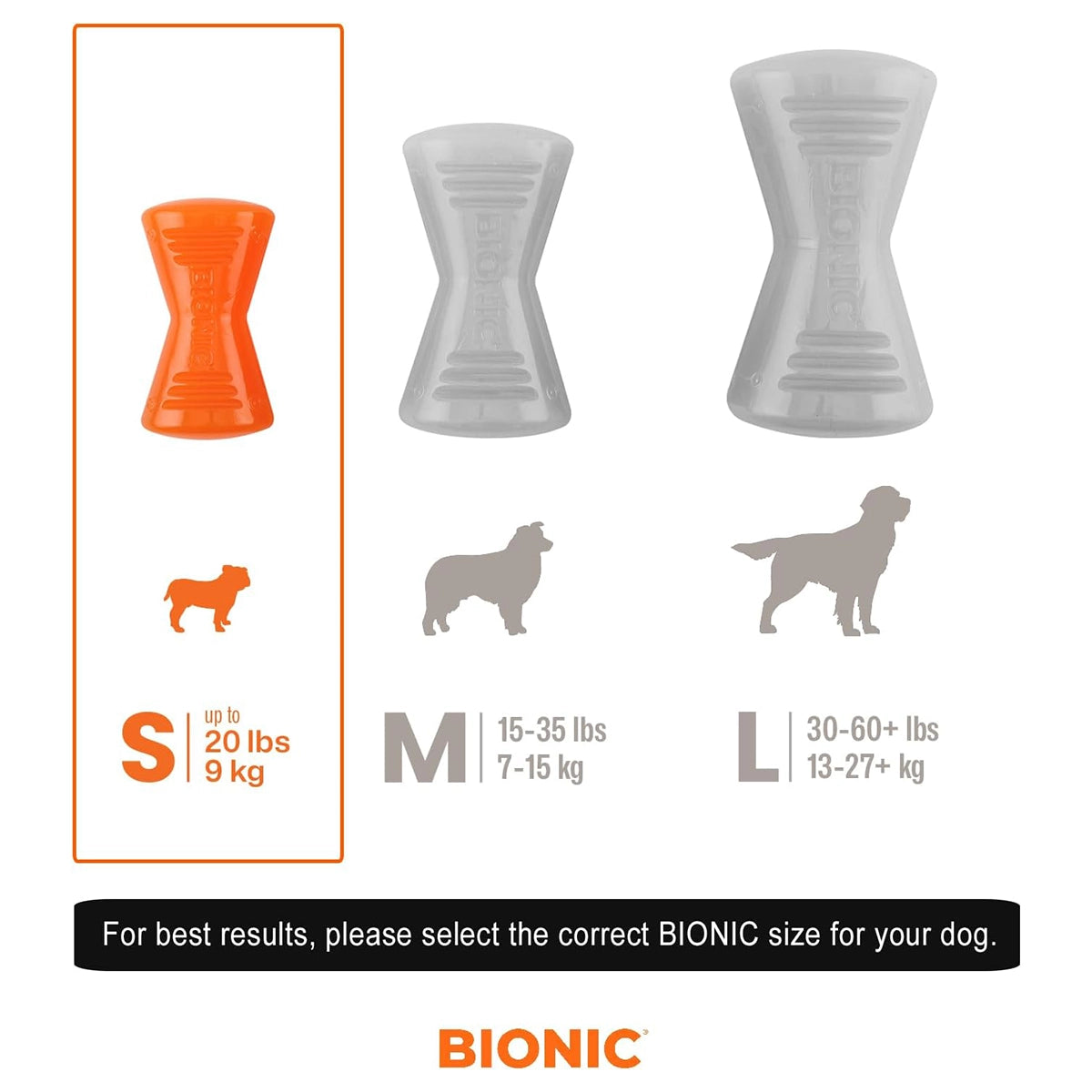 Bionic Bone Small Dog chew Toy - 9.5cm