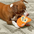Outward Hound Invincible Fox Orange Plush Dog Toy - XS